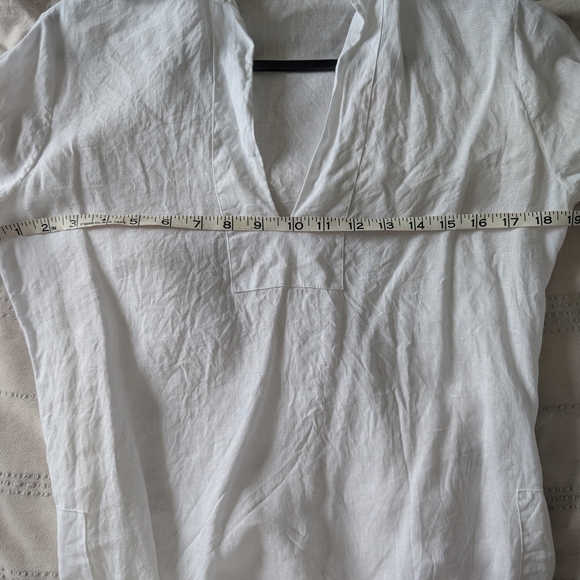 Ralph Lauren Black Label White Linen Shirt - Picture 3 of 8